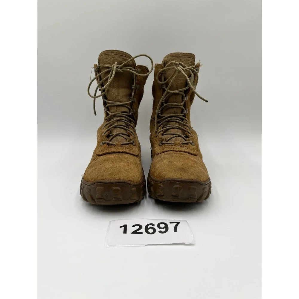 Rocky S2V Flight Combat Boots Mens 10 Coyote Brown Good Tactical Suede